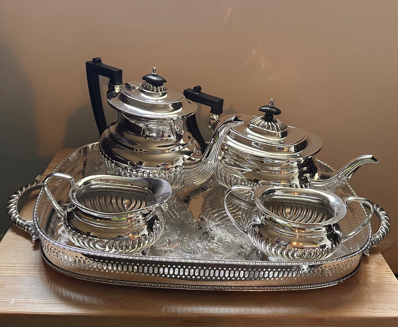 Restored metal item after polishing